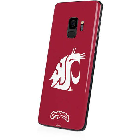 Washington State University Cougars Logo Galaxy S9 Skin